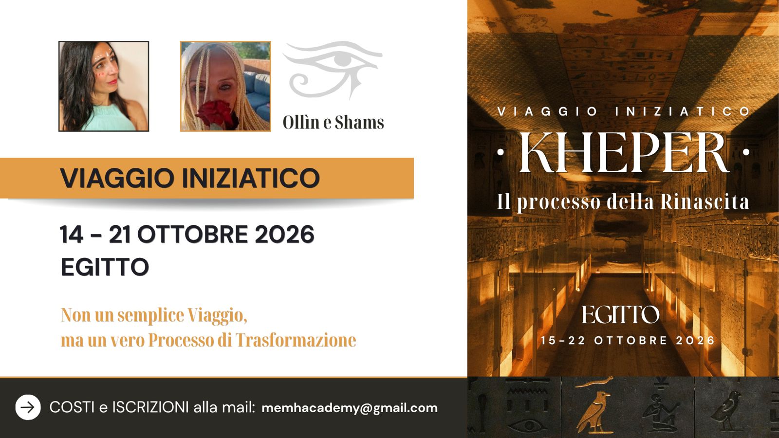 viaggio iniziatico in Egitto 14-21 ottobre 2026